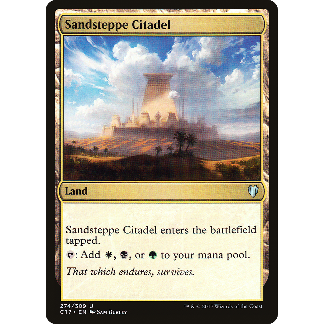 Sandsteppe Citadel (C17-274) - Commander 2017