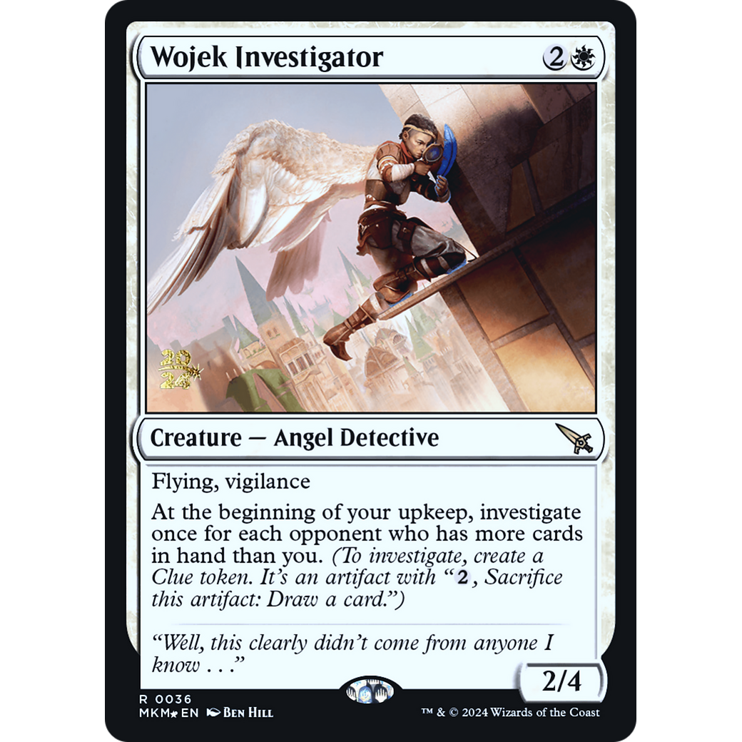 Wojek Investigator (PRE-36S) - Murders at Karlov Manor Promos Foil