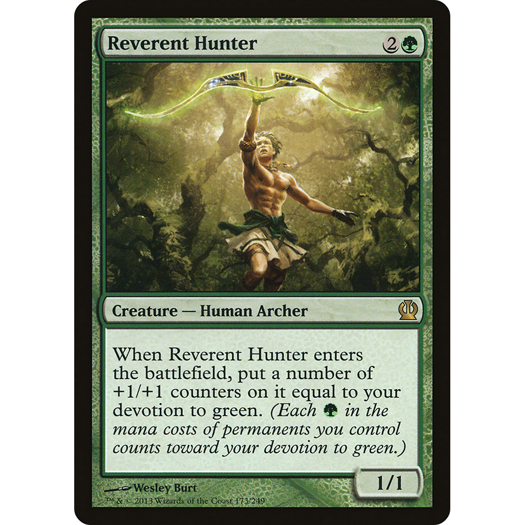 Reverent Hunter (THS-173) - Theros