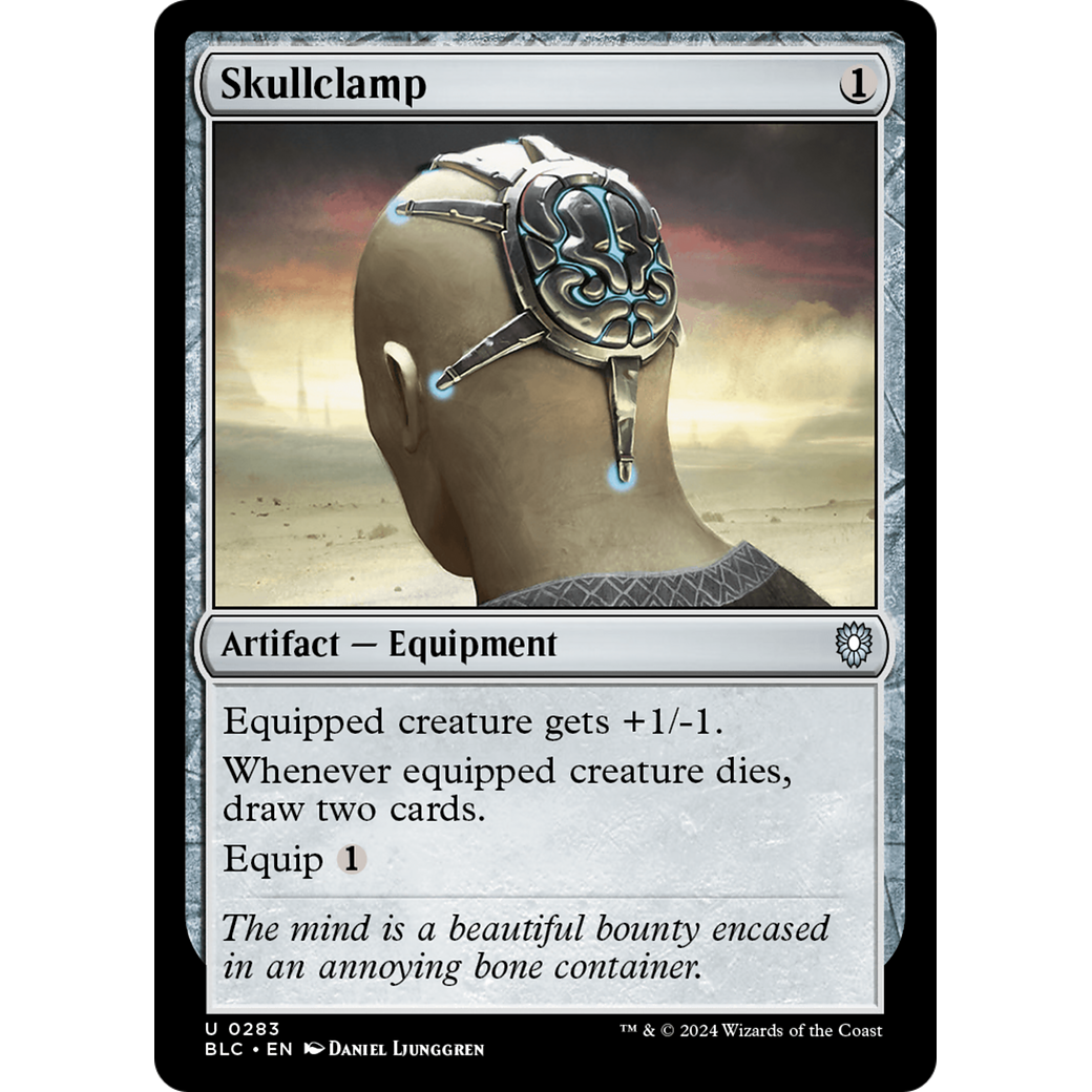 Skullclamp (BLC-283) - Bloomburrow Commander