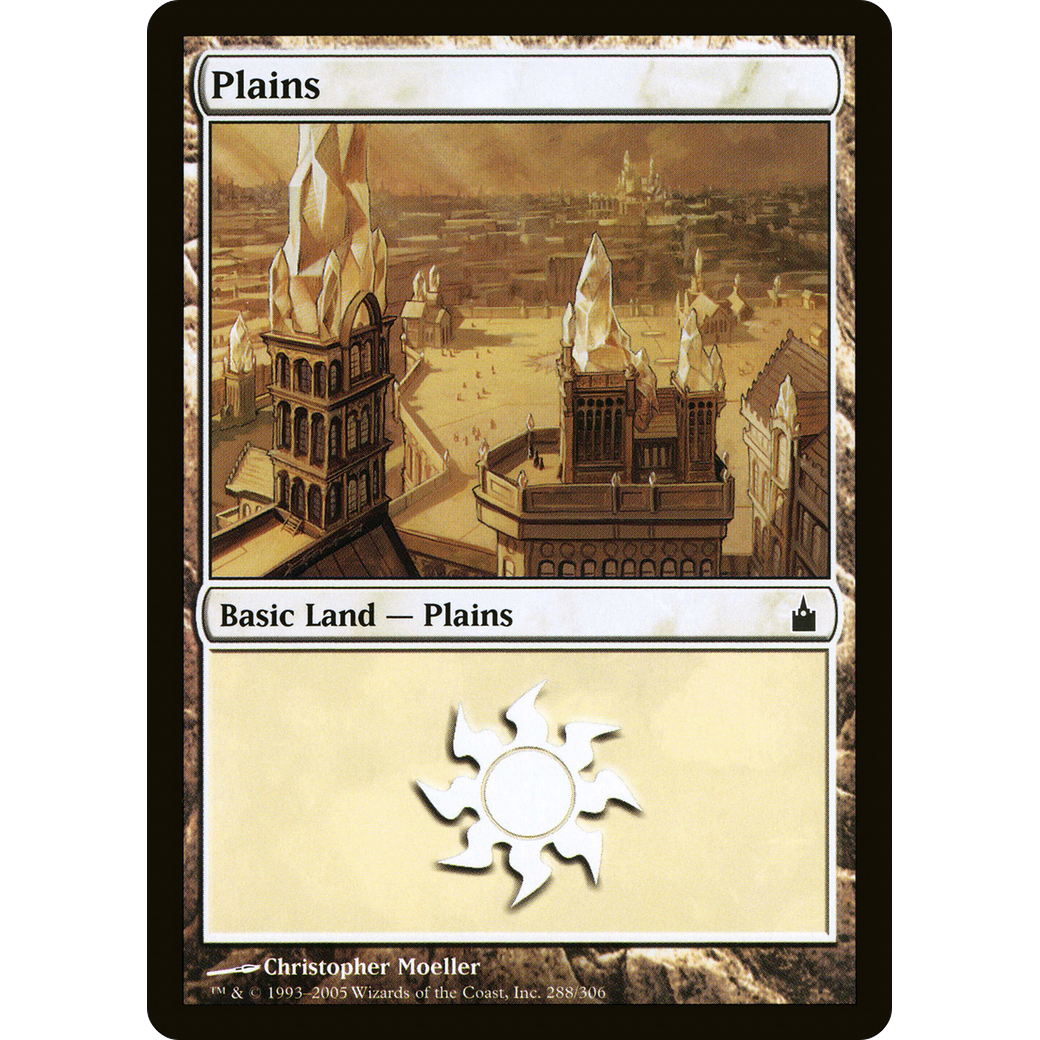 Plains (288) (RAV-288) - Ravnica: City of Guilds Foil