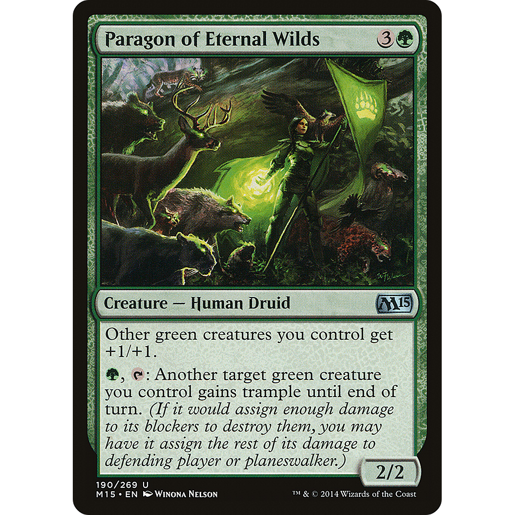 Paragon of Eternal Wilds (M15-190) - Magic 2015 Foil