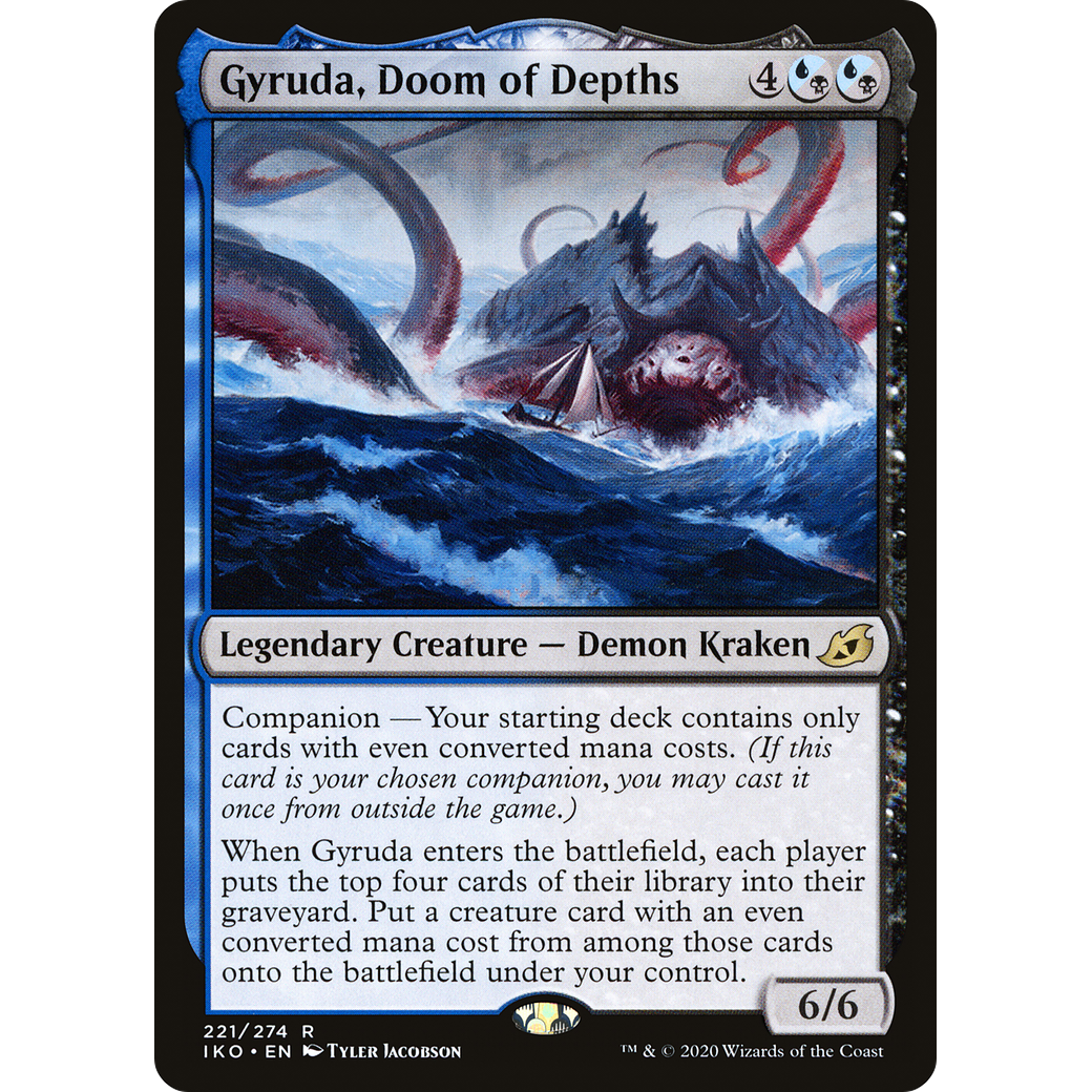 Gyruda, Doom of Depths (IKO-221) - Ikoria: Lair of Behemoths: (companion)