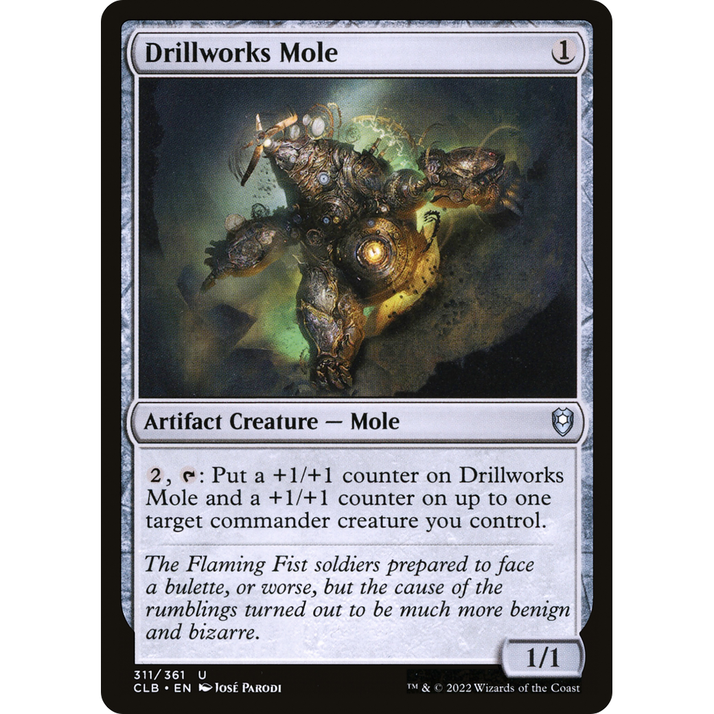 Drillworks Mole (CLB-311) - Commander Legends: Battle for Baldur's Gate Foil