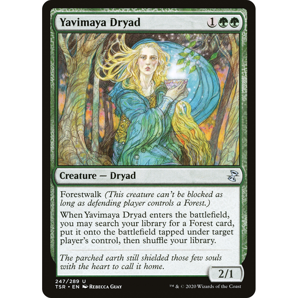 Yavimaya Dryad (TSR-247) - Time Spiral Remastered Foil