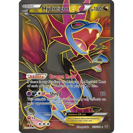 Hydreigon EX (103 Full Art) 103/108 - XY  Roaring Skies Holofoil