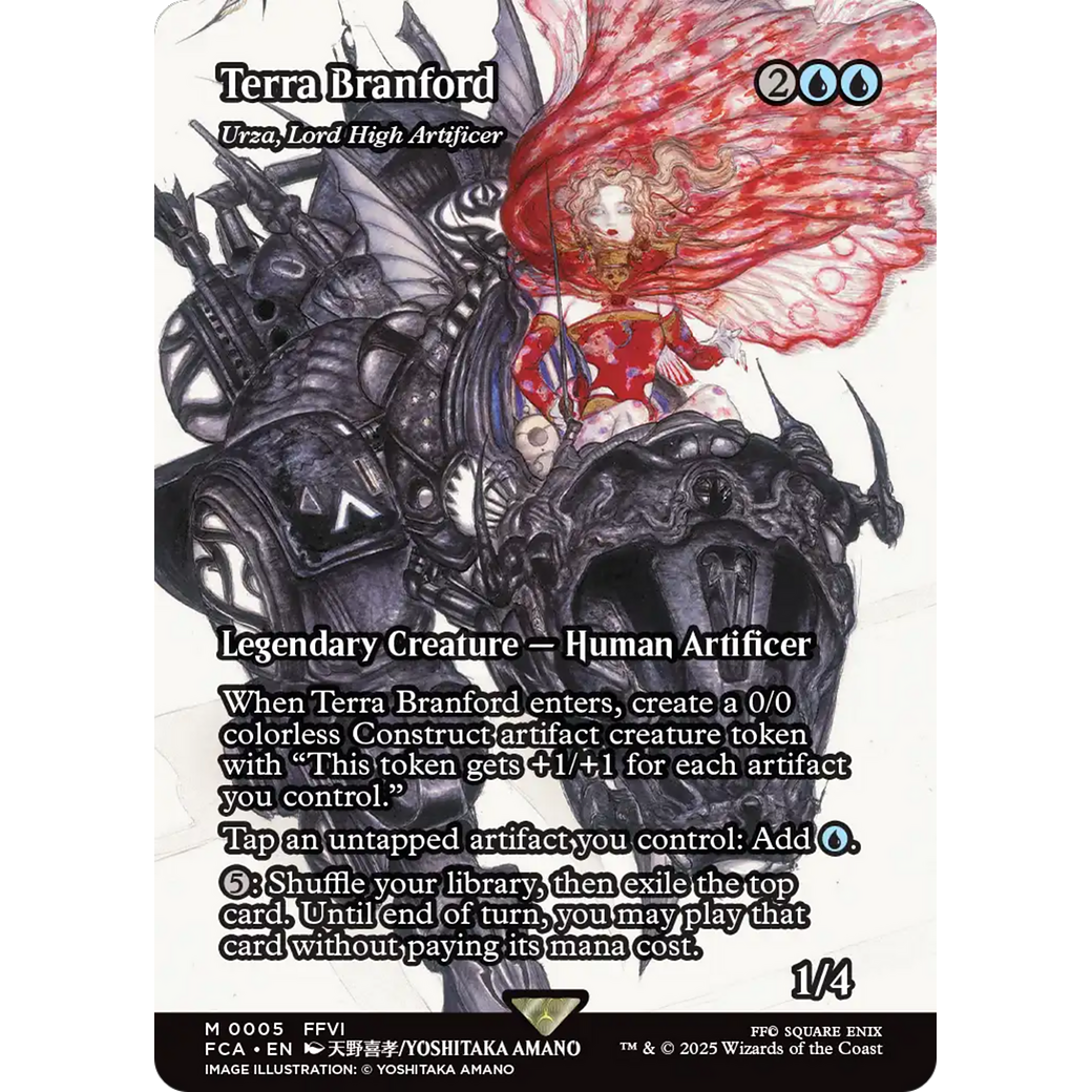 Terra Branford - Urza, Lord High Artificer (Showcase) (FCA-005) - FINAL FANTASY: Through the Ages / Terra Branford (Borderless)