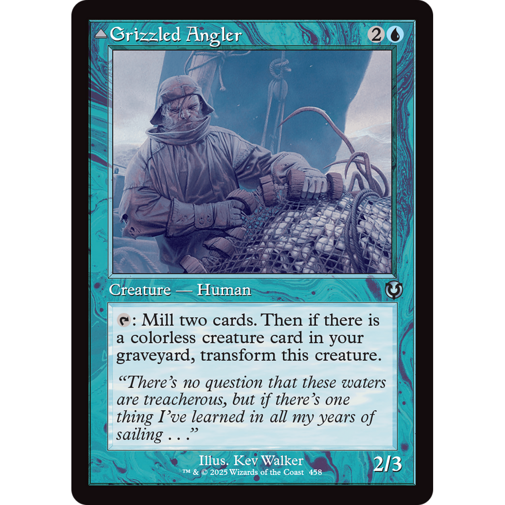 Grizzled Angler // Grisly Anglerfish (INR-458) - Innistrad Remastered