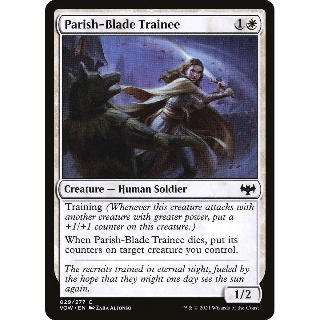 Parish-Blade Trainee (VOW-029) - Innistrad: Crimson Vow Foil
