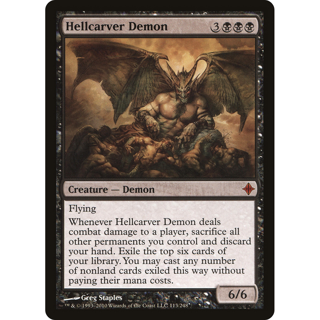 Hellcarver Demon (ROE-113) - Rise of the Eldrazi
