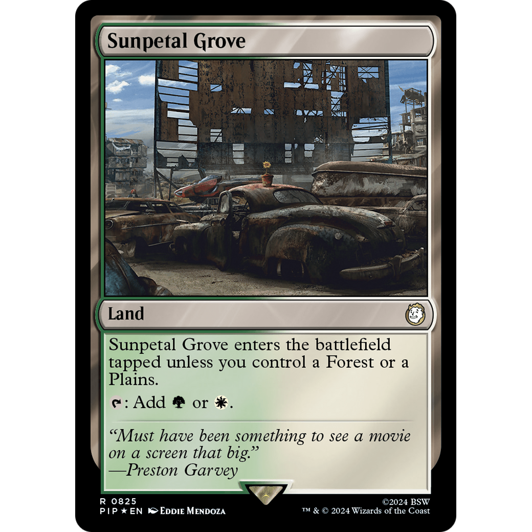 Sunpetal Grove (PIP-825) - Fallout Foil