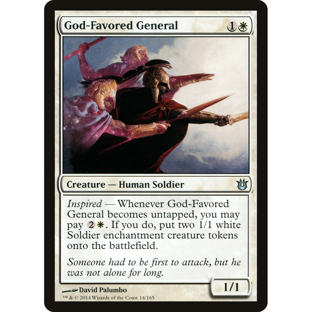 God-Favored General (BNG-014) - Born of the Gods Foil
