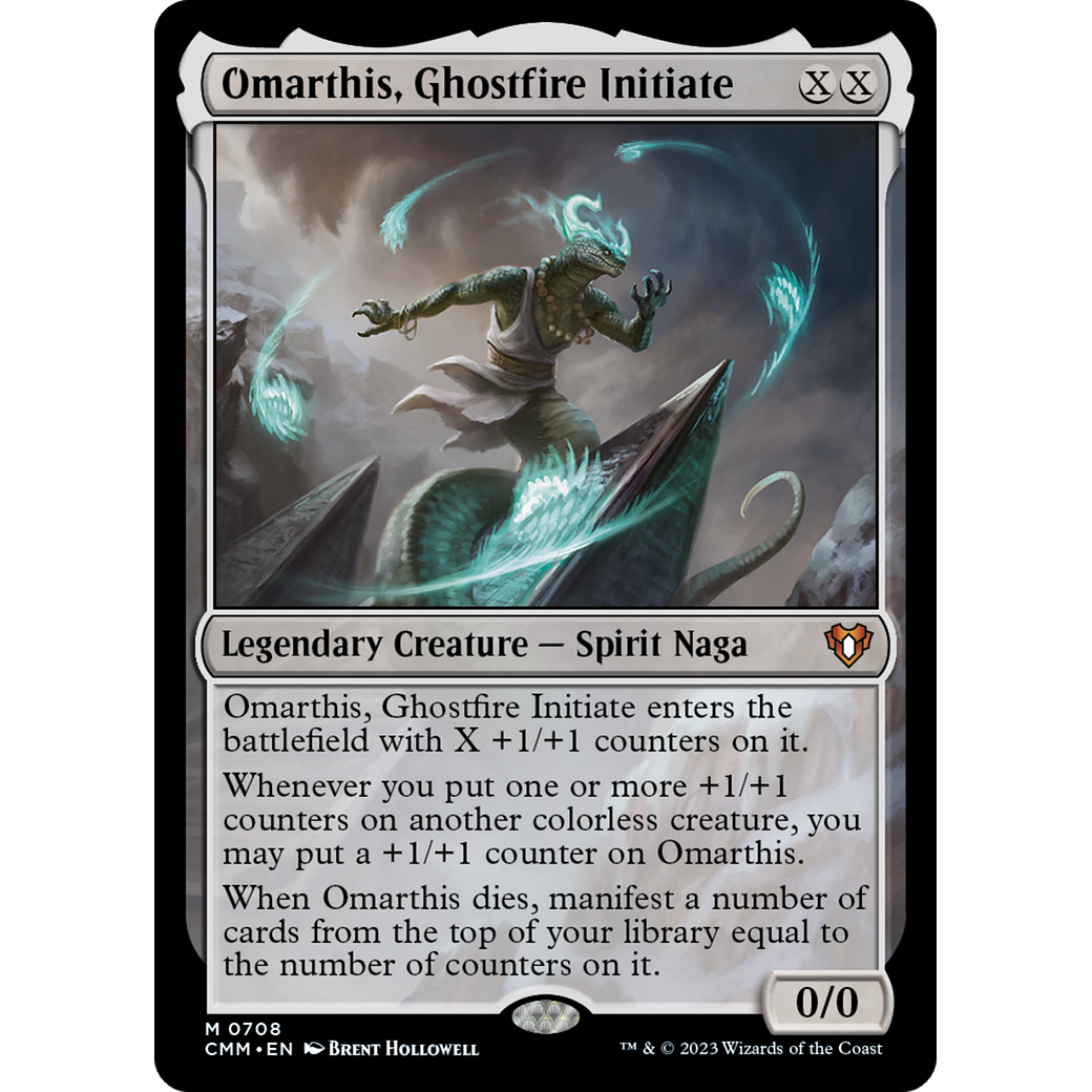 Omarthis, Ghostfire Initiate (CMM-708) - Commander Masters Foil