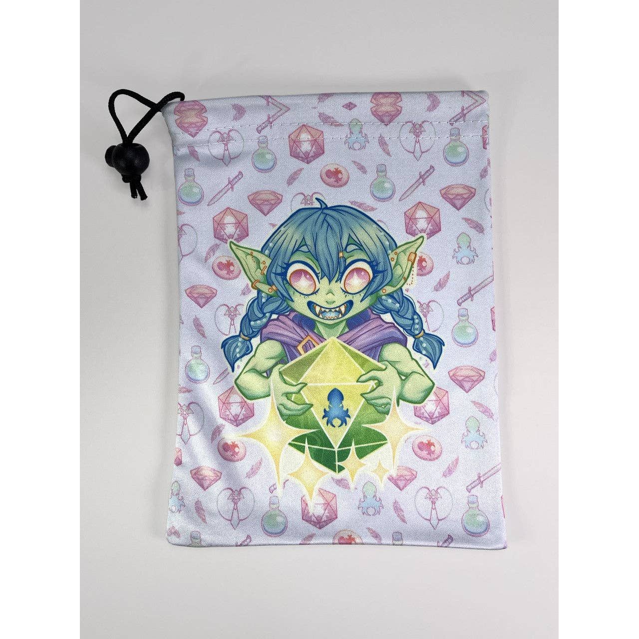 Large Dice Bag Goblin Girl