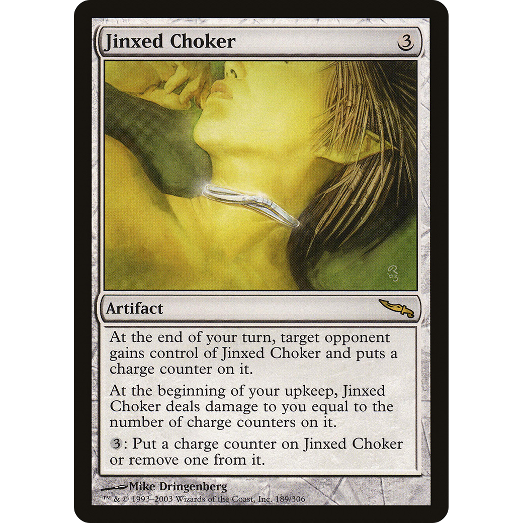 Jinxed Choker (MRD-189) - Mirrodin Foil