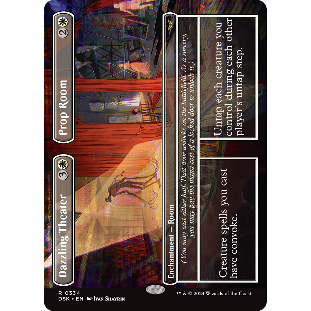 Dazzling Theater // Prop Room (DSK-334) - Duskmourn: House of Horror (Borderless)