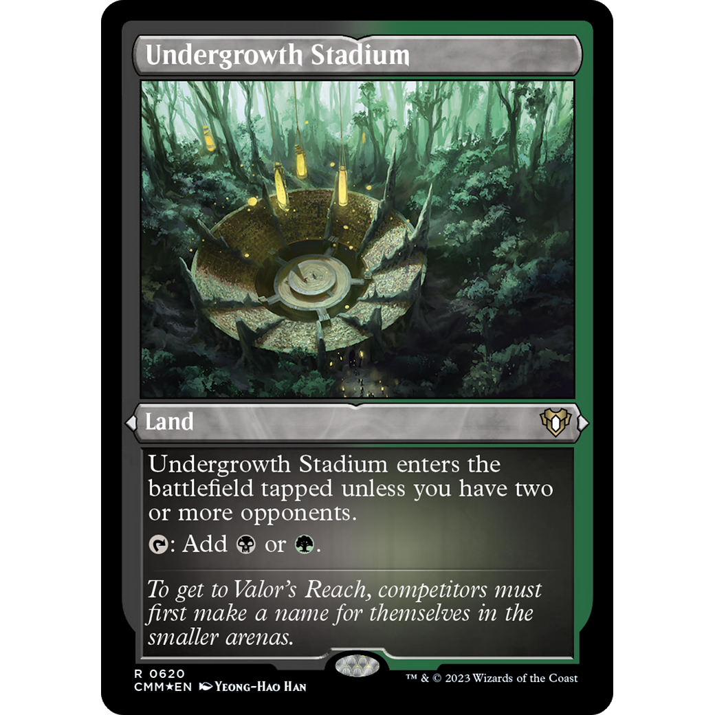 Undergrowth Stadium (CMM-620) - Commander Masters Etched Foil
