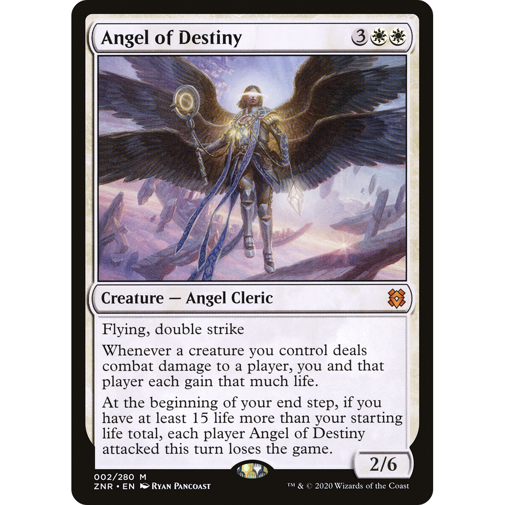 Angel of Destiny (ZNR-002) - Zendikar Rising