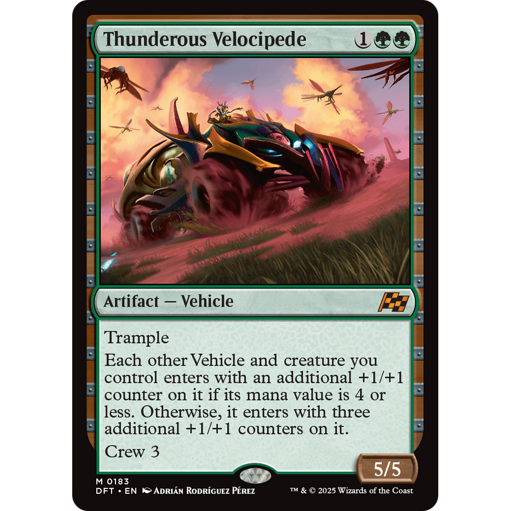 Thunderous Velocipede (DFT-183) - Aetherdrift Foil