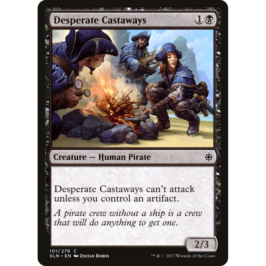 Desperate Castaways (XLN-101) - Ixalan Foil