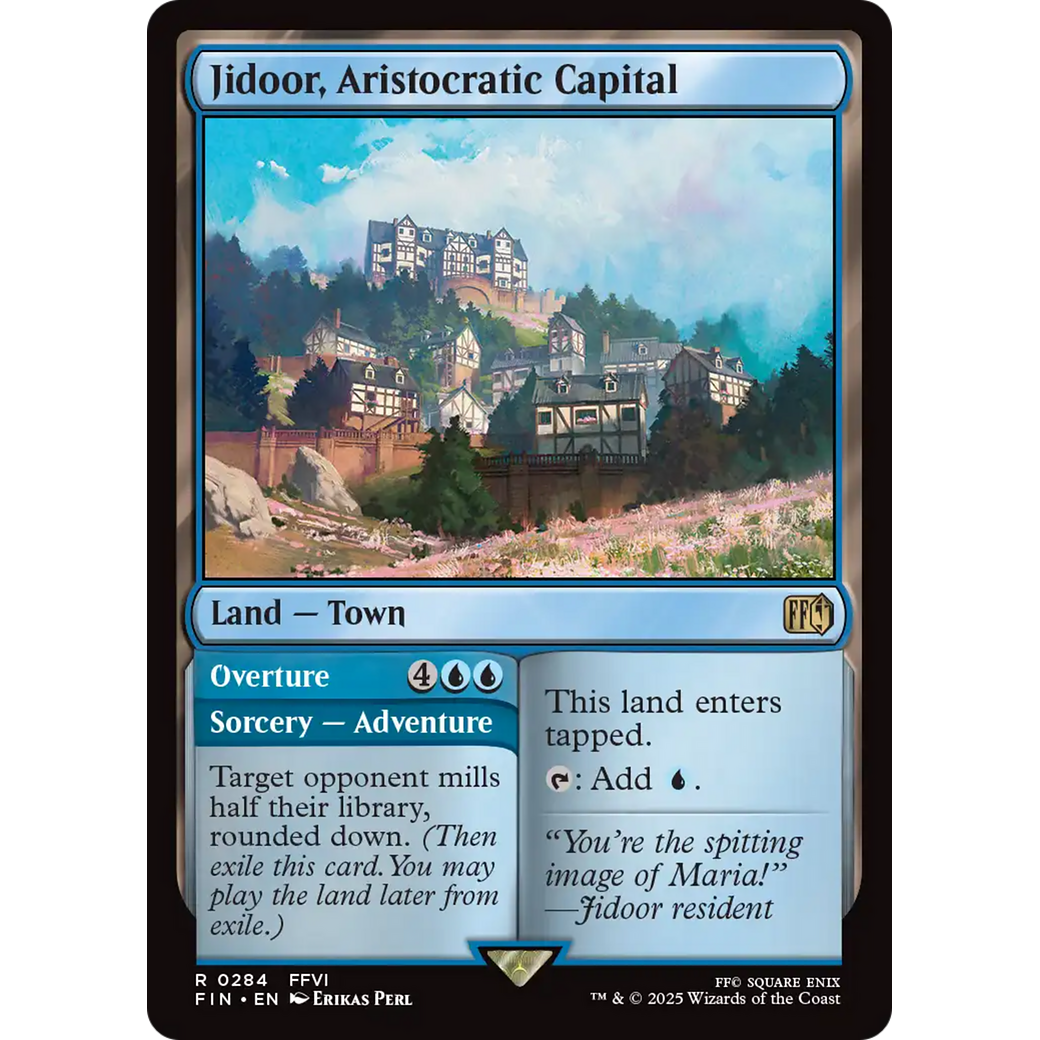 Jidoor, Aristocratic Capital // Overture (FIN-284) - FINAL FANTASY Foil