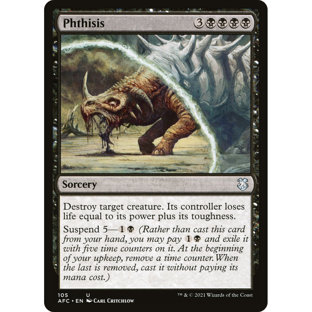 Phthisis (AFC-105) - Forgotten Realms Commander