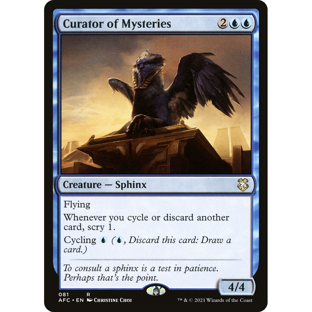 Curator of Mysteries (AFC-081) - Forgotten Realms Commander