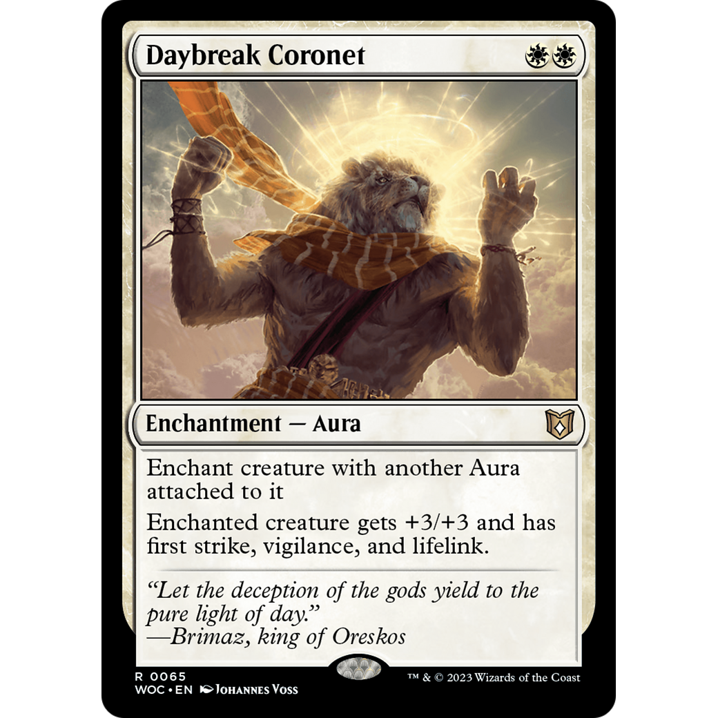 Daybreak Coronet (WOC-065) - Wilds of Eldraine Commander