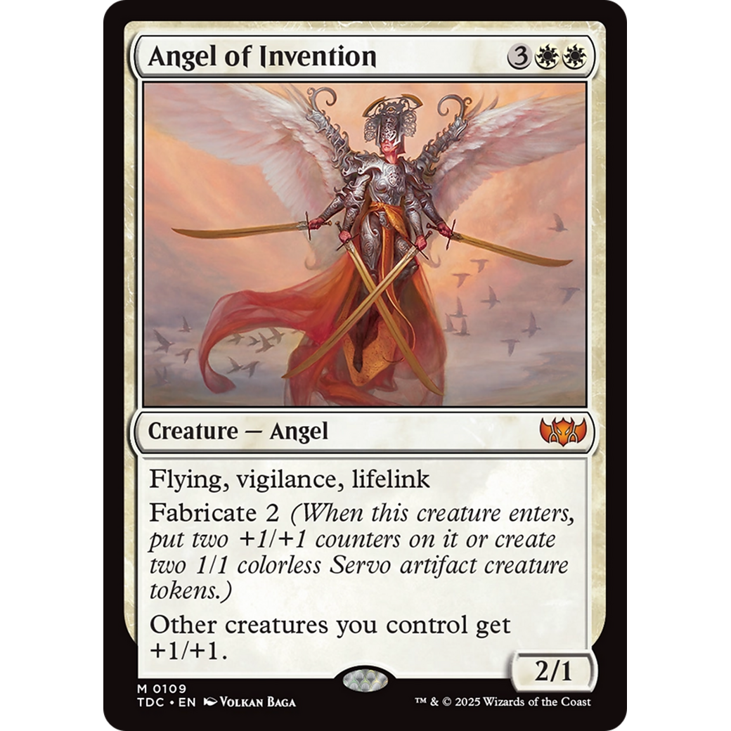 Angel of Invention (TDC-109) - Commander: Tarkir: Dragonstorm