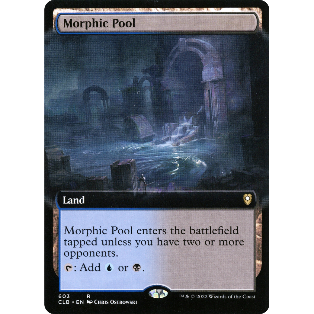 Morphic Pool (CLB-603) - Commander Legends: Battle for Baldur's Gate: (Extended Art) Foil