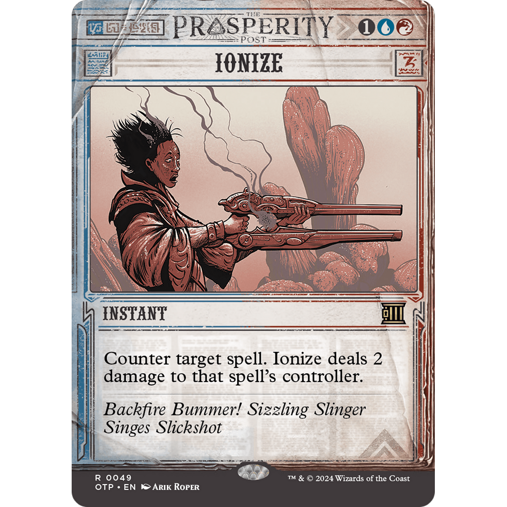 Ionize (OTP-049) - Breaking News: (Showcase) (Borderless) Foil