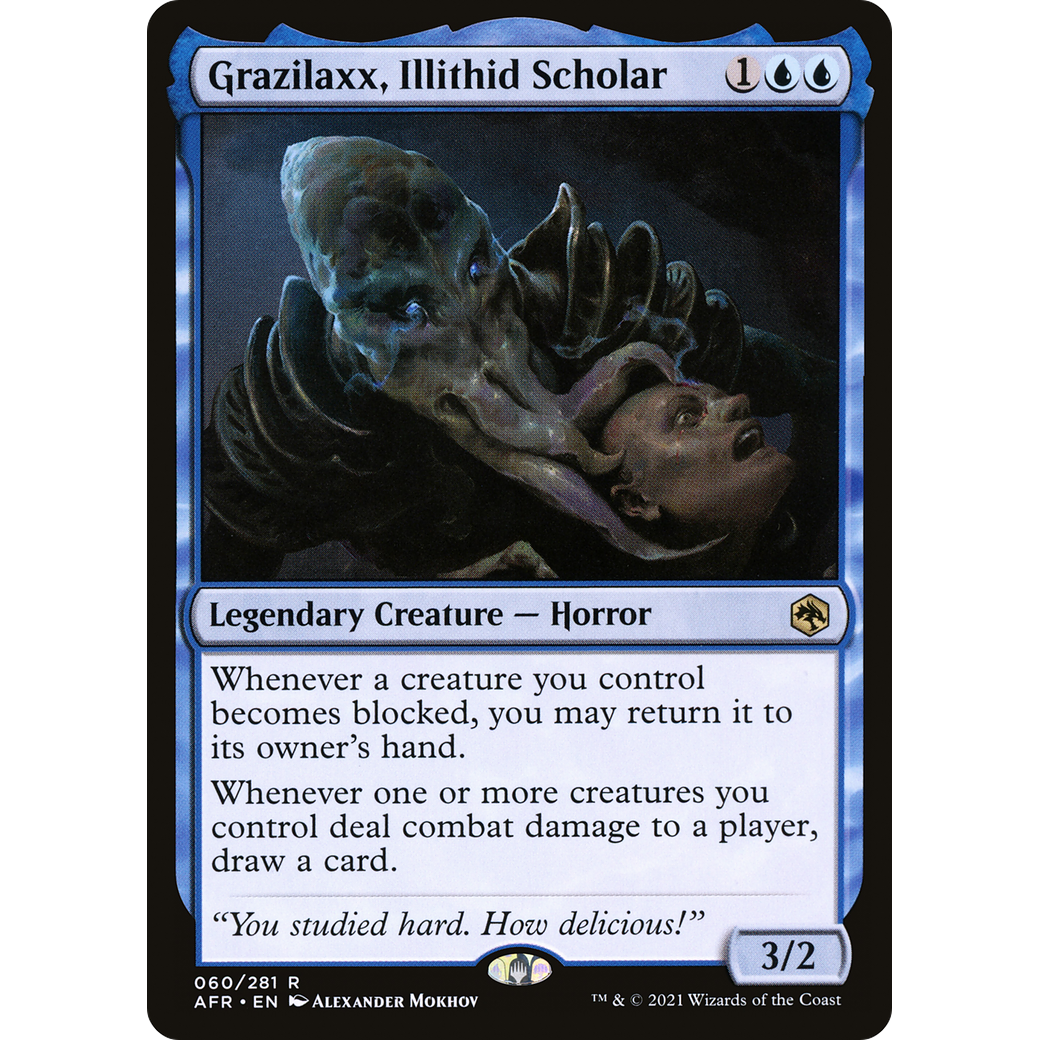 Grazilaxx, Illithid Scholar (AFR-060) - Adventures in the Forgotten Realms