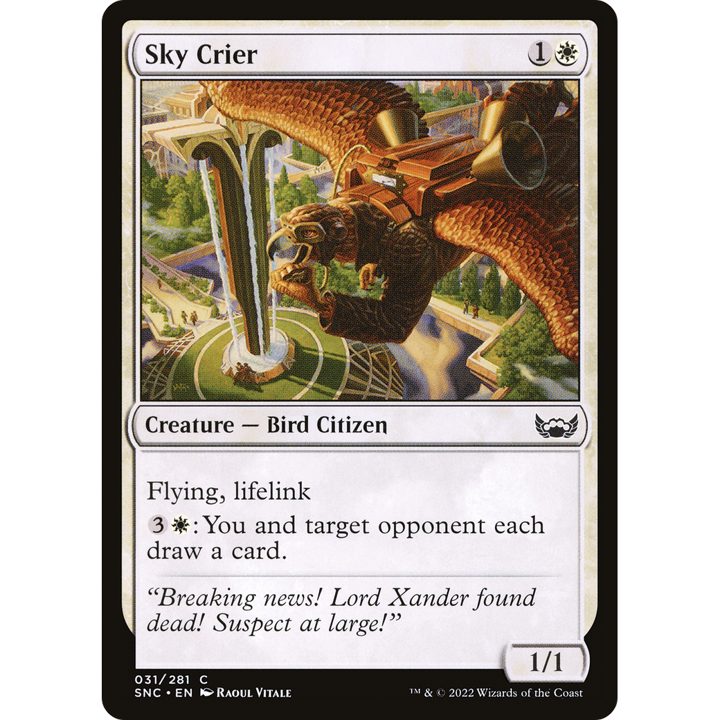 Sky Crier (SNC-031) - Streets of New Capenna