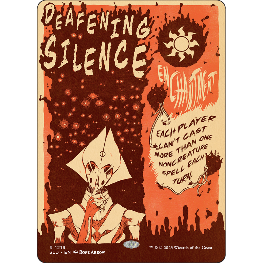 Deafening Silence (SLD-1219) - Secret Lair Drop (Borderless)