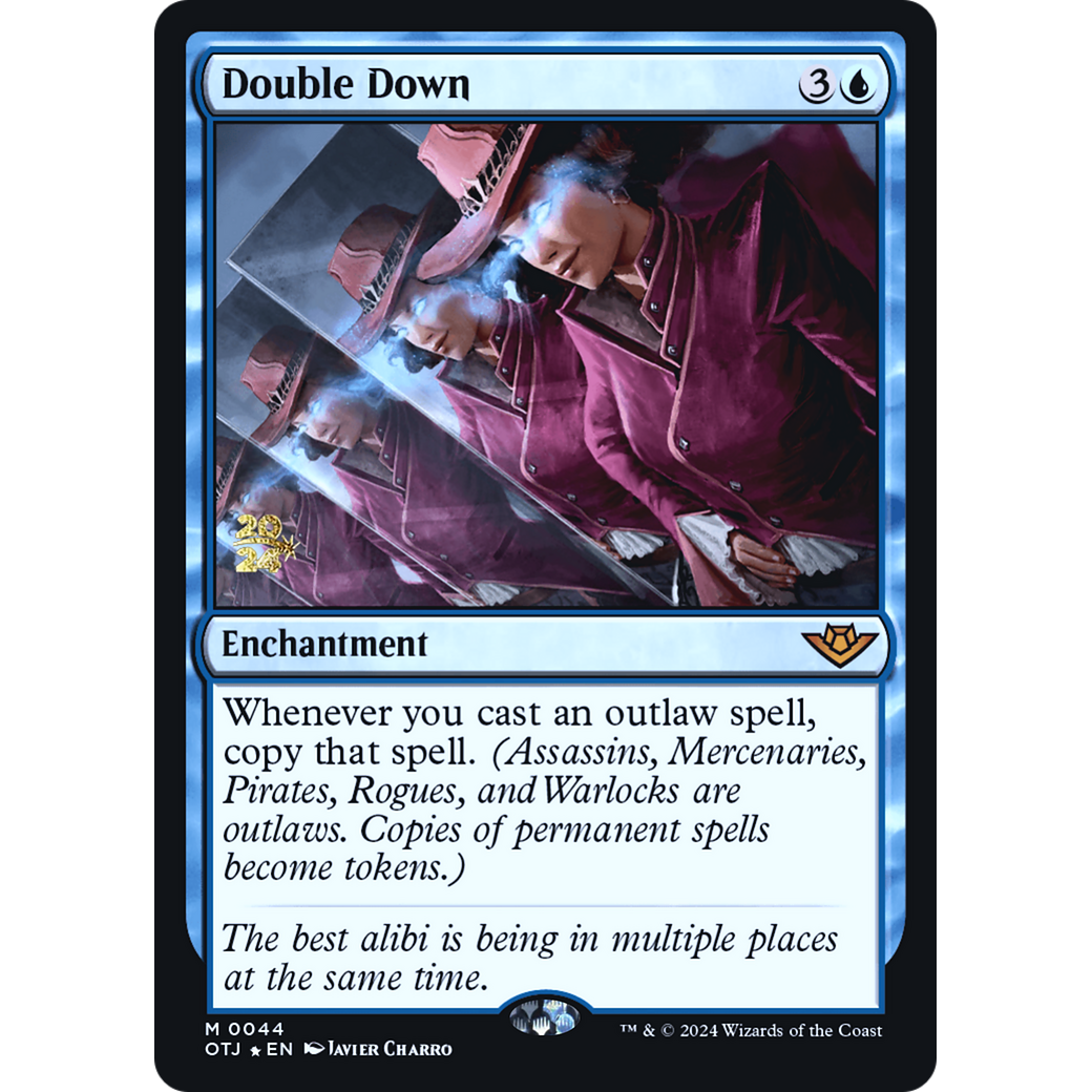 Double Down (PRE-44S) - Outlaws of Thunder Junction Promos Foil