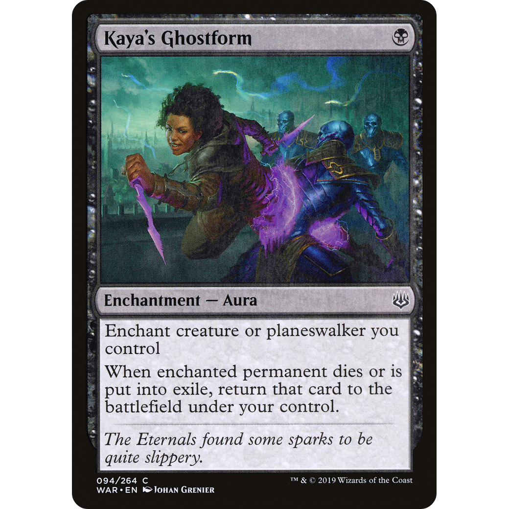 Kaya's Ghostform (WAR-094) - War of the Spark