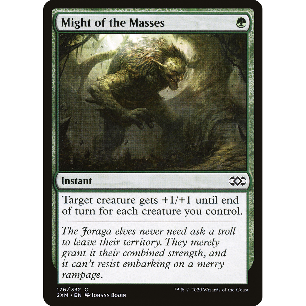 Might of the Masses (2XM-176) - Double Masters Foil