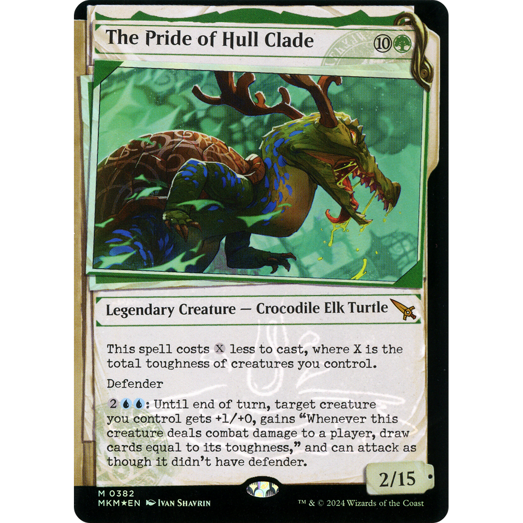 The Pride of Hull Clade (MKM-382) - Murders at Karlov Manor: (Showcase) Foil