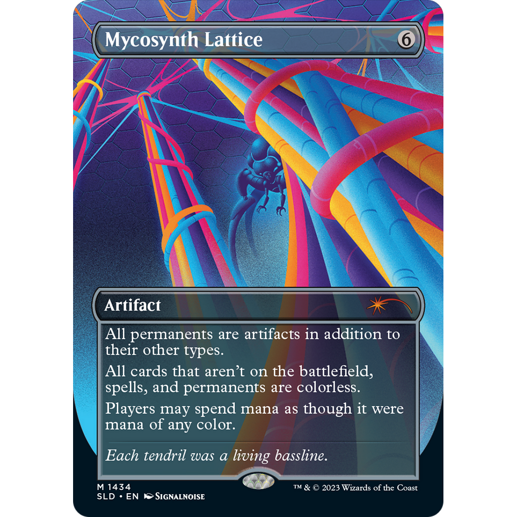 Mycosynth Lattice (SLD-1434) - Secret Lair Drop (Borderless)