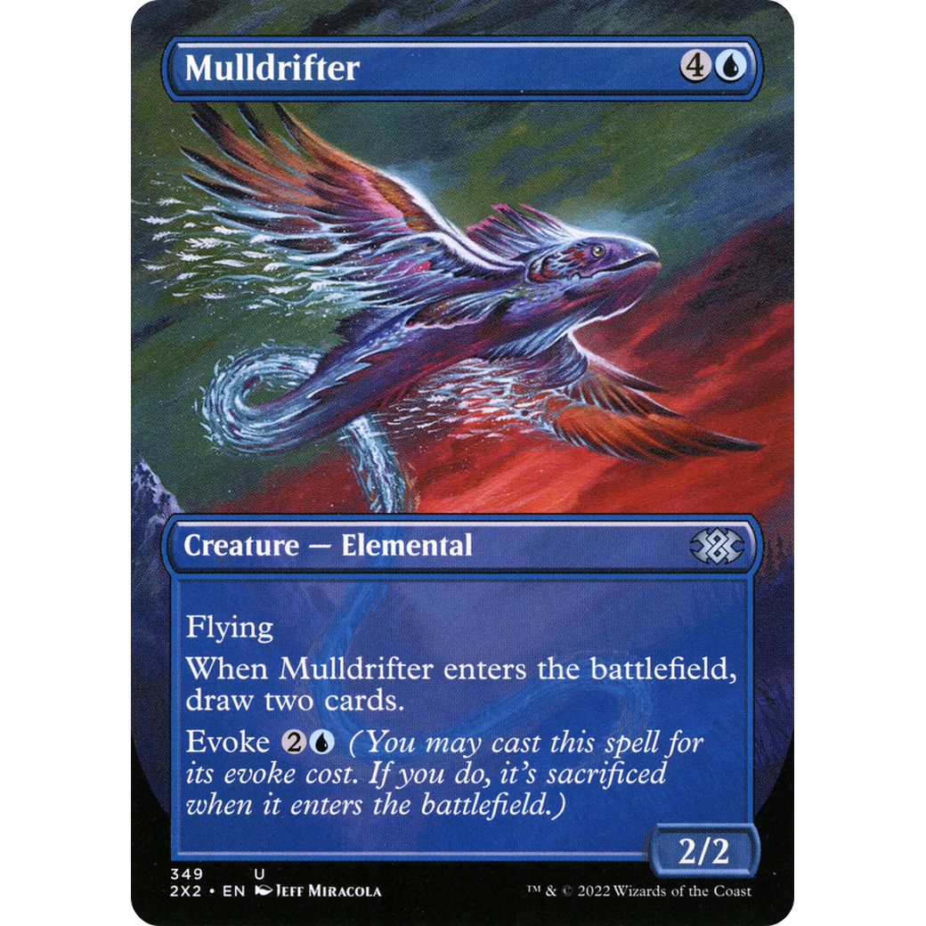 Mulldrifter (Borderless) (2X2-349) - Double Masters 2022 (Borderless)