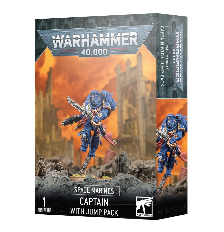 Warhammer 40K: Space Marines - Captain With Jump Pack [48-17]