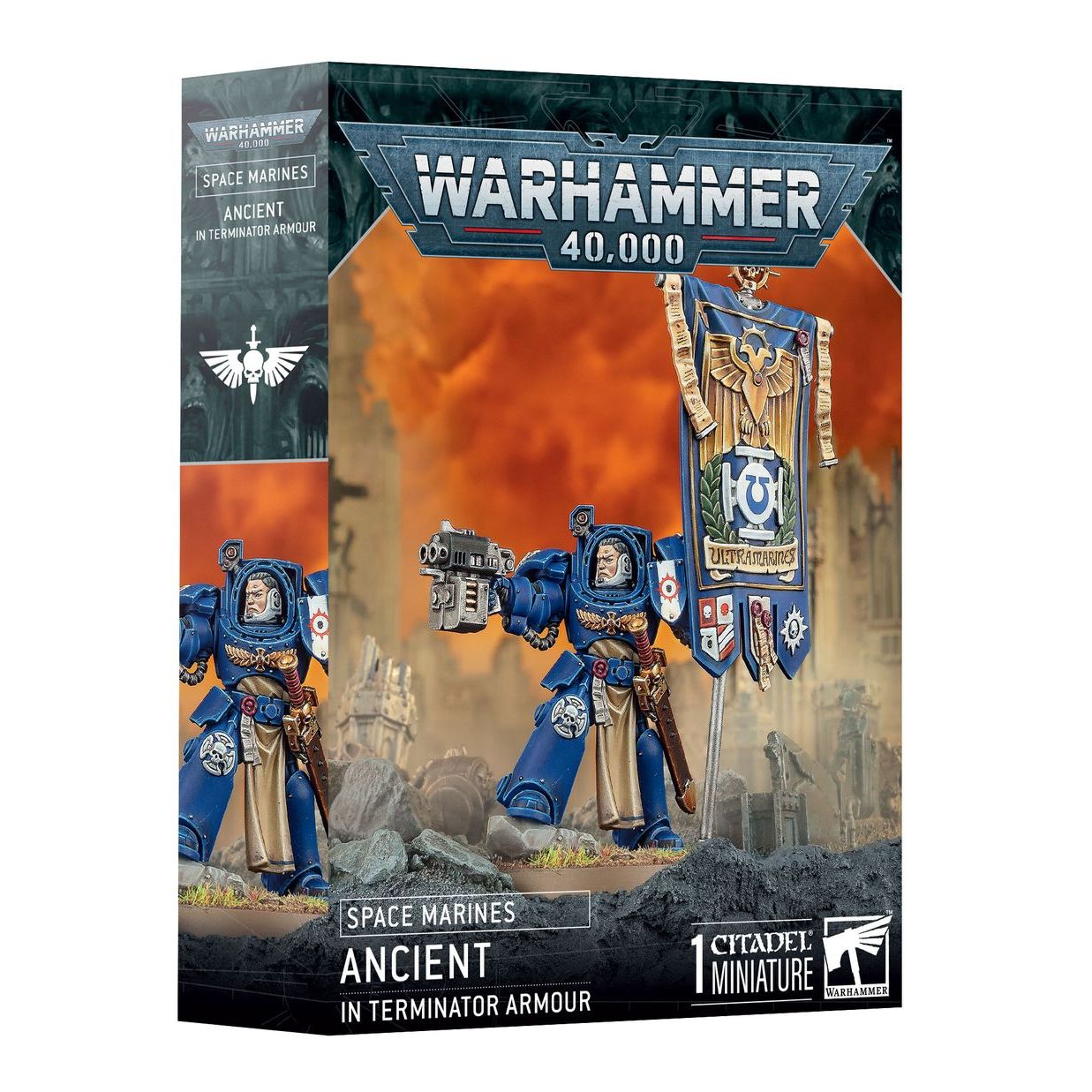 Warhammer 40K: Space Marines - Ancient in Terminator Armour [48-104]