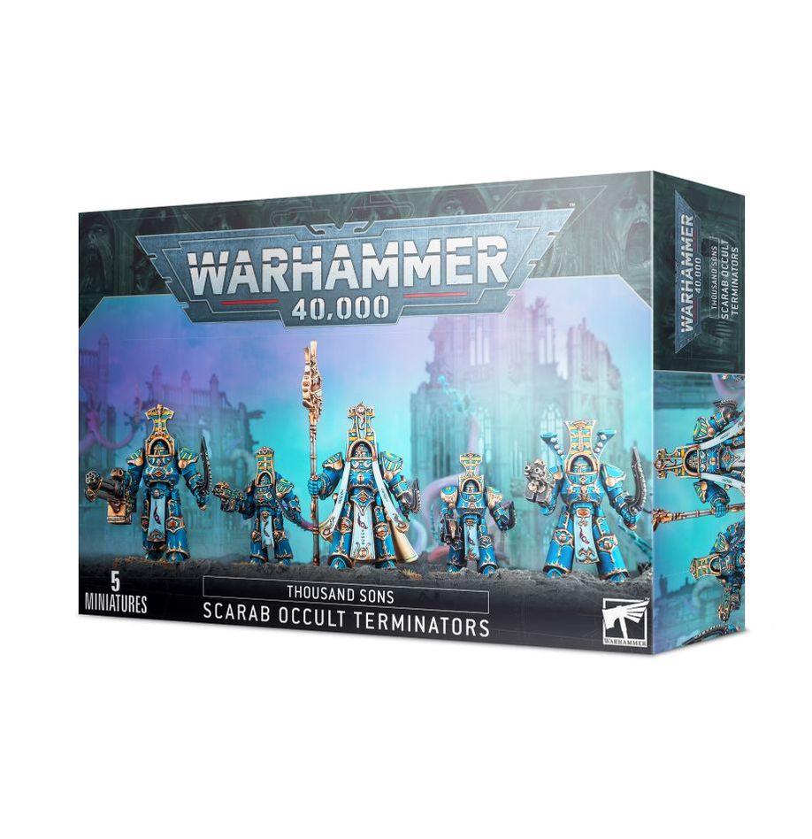 Warhammer 40K: Thousand Sons - Scarab Occult Terminators [43-36]