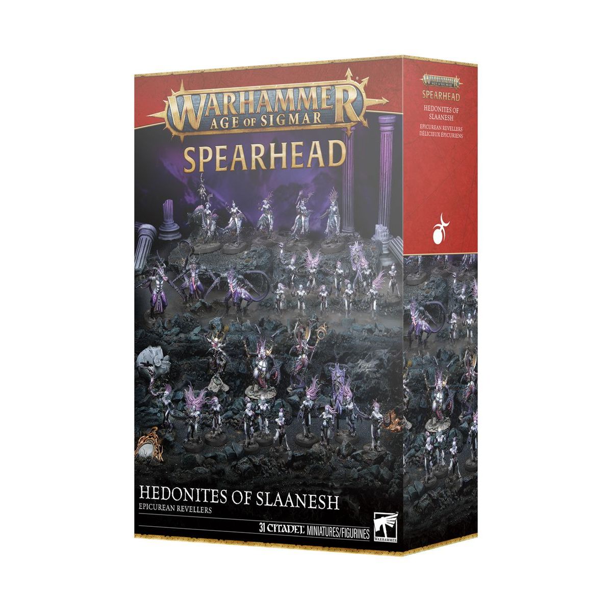 Warhammer Age of Sigmar: Spearhead - Hedonites of Slaanesh - Epicurean Revellers [70-834]