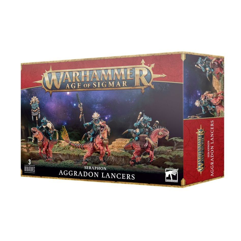 Warhammer Age of Sigmar: Seraphon: Aggradon Lancers [88-18]