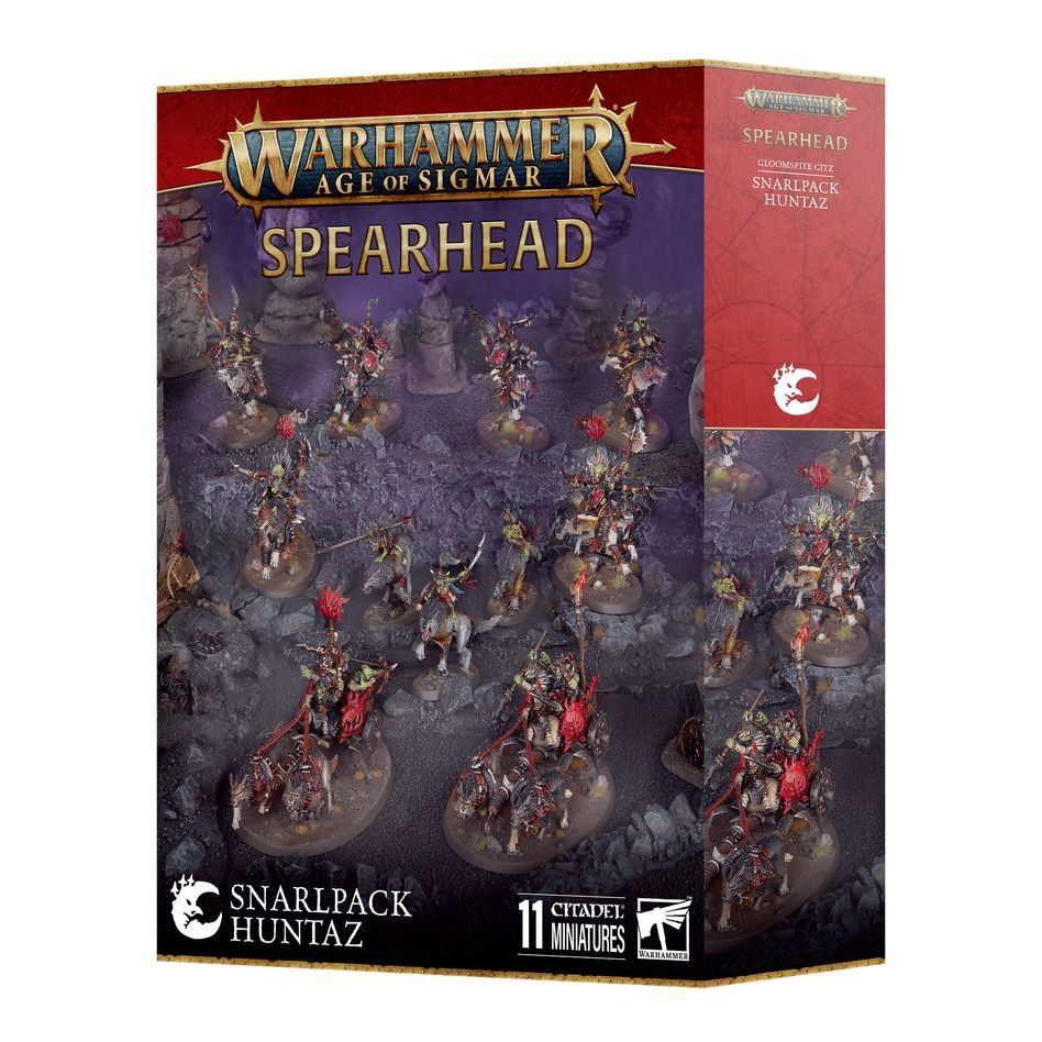Warhammer Age of Sigmar: Spearhead - Gloomspite Gitz: Snarlpack Huntaz [70-02]