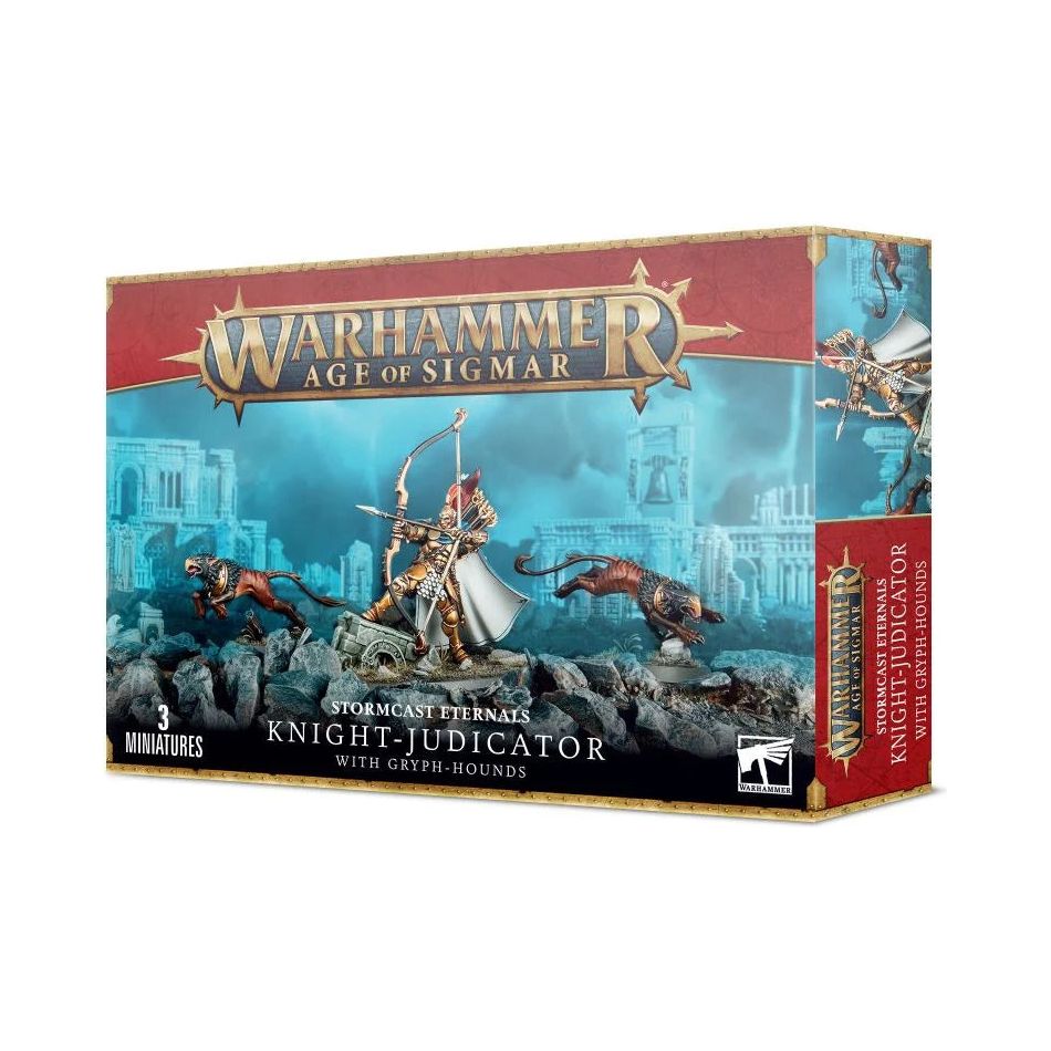 Warhammer Age of Sigmar: Stormcast Eternals - Knight-Judicator with Gryph-Hounds [96-49] (Citadel Version)
