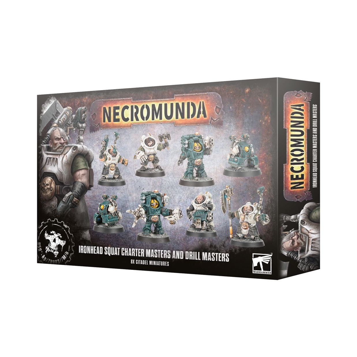 Necromunda: Ironhead Squat Charter Masters and Drill Masters [301-62] (Pre-Order)