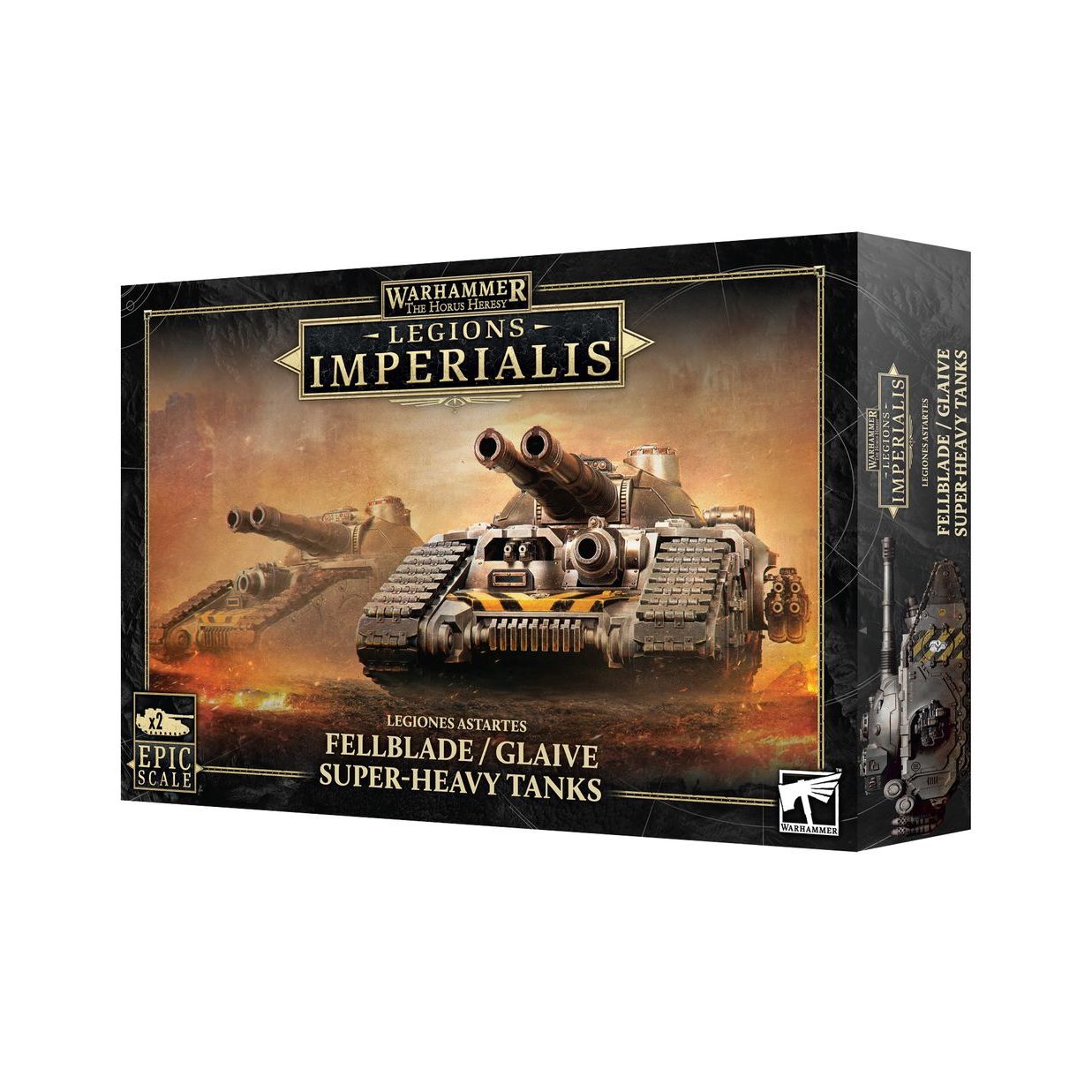 Warhammer: The Horus Heresy: Legions Imperialis: Fellblade / Glaive Super-heavy Tanks [03-95] (Pre-Order)