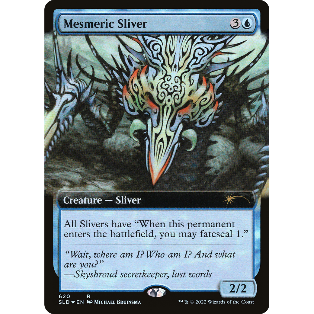 Mesmeric Sliver (Extended Art) (SLD-620) - Secret Lair Drop: (Extended Art) Foil